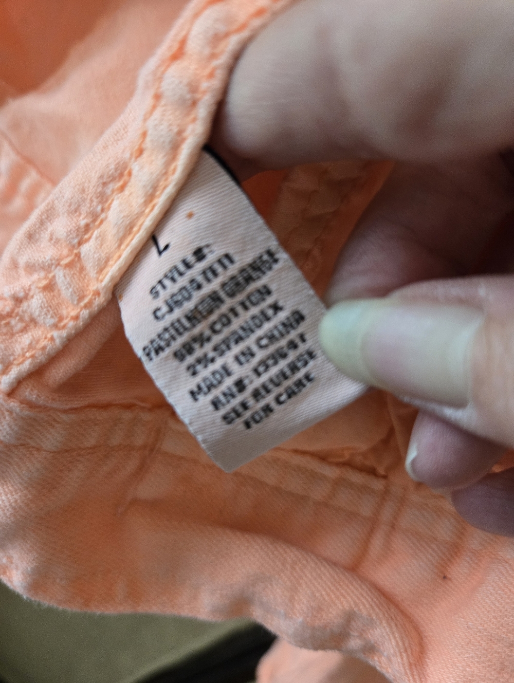 Celebrity Pink Original Denim Neon Orange Jean Jacket Size Large - Picture 8 of 10